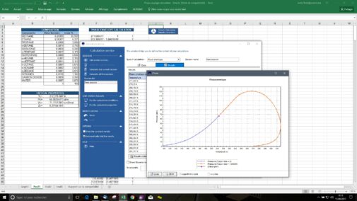 Phase envelope calculations (Thermo) - engineering chemical calculations