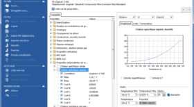 Visualisation et édition des propriétés d’un corps pur - Calculs thermodynamiques