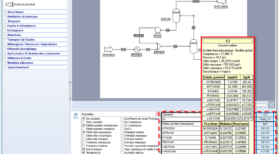 Résultats simulation de procédé avec ProSimPlus